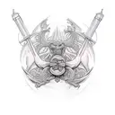 turbo tattoo design idea