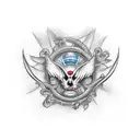 turbo tattoo design idea