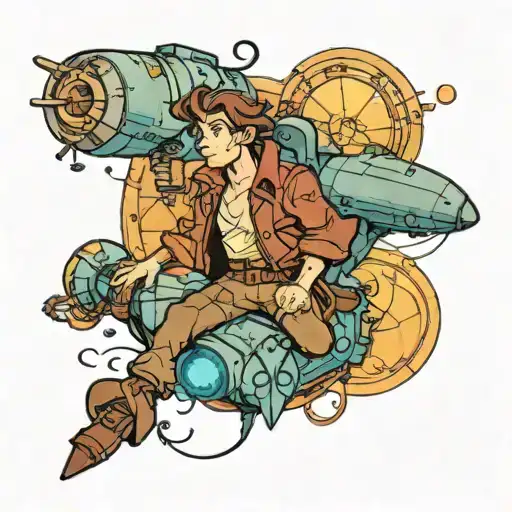 treasure planet disney tattoo design idea