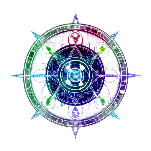 158+ Transmutation Circle Tattoo Ideas in 2025 - BlackInk AI