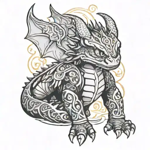 how to train your dragon  tattoo design idea