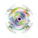 A force graph from a differential equation  tattoo design idea