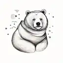 To The Moon And Back "I love you more than the mostest Bear. ~Love Mom tattoo design idea