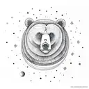 To The Moon And Back "I love you more than the mostest Bear. ~Love Mom tattoo design idea