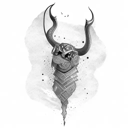Geography, sport, norse tattoo design idea