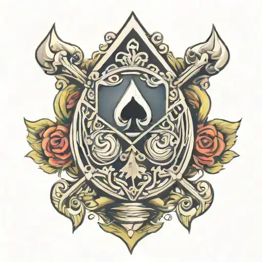 King of Spades tattoo design idea