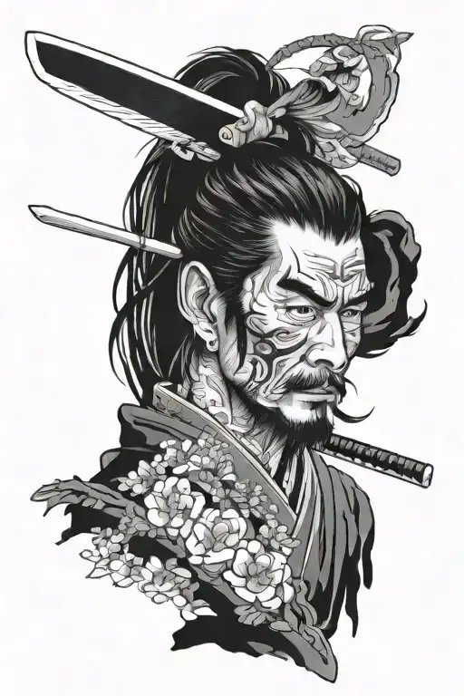 miyamoto musashi vagabond tattoo design idea