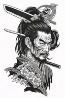 miyamoto musashi vagabond tattoo design idea