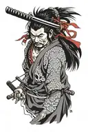miyamoto musashi vagabond tattoo design idea