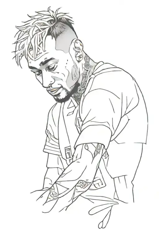 Neymar performing tattoo design idea