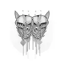 couple matching tattoo tattoo design idea