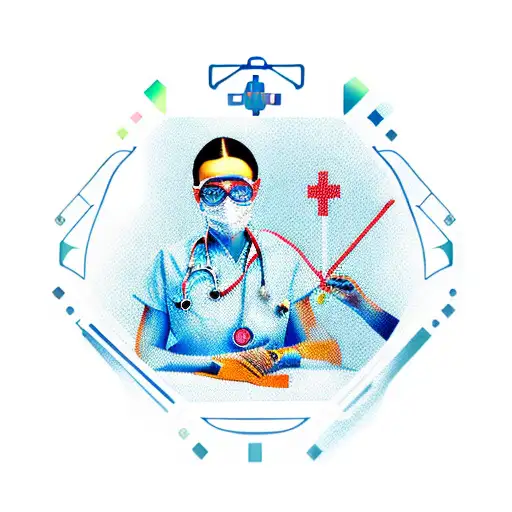 registered nurse surgery tattoo design idea