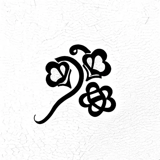 shamrock Irish pub Barcelona  tattoo design idea