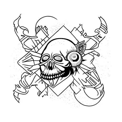wish away the nightmare  tattoo design idea