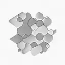 honeycomb hexagons containing scenes in each, new orleans Jackson square, rocky mountain front range, pnw evergreens fog tattoo design idea