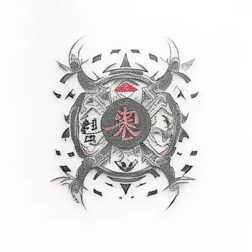 tekkadan logos tattoo design idea