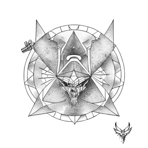 two destinies met  tattoo design idea