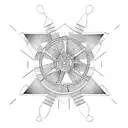 Red Chilly and Spanner tattoo design idea