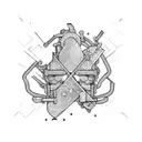 Red Chilly and Spanner tattoo design idea