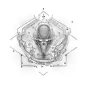 Red Chilly and Spanner tattoo design idea