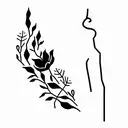 Virginia woolf tattoo design idea