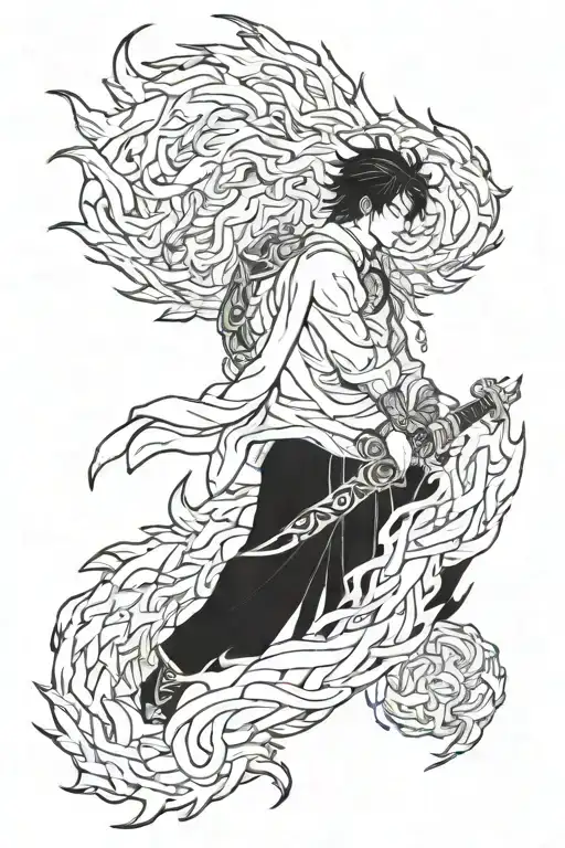 solo leveling sung jin woo tattoo design idea