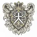 italian crest  tattoo design idea