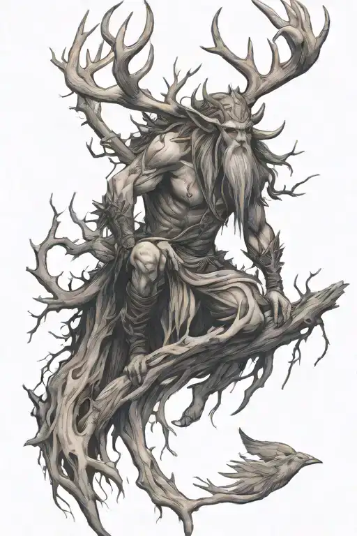 leshy tattoo design idea