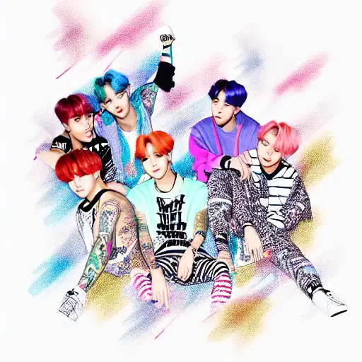 BTS  tattoo design idea