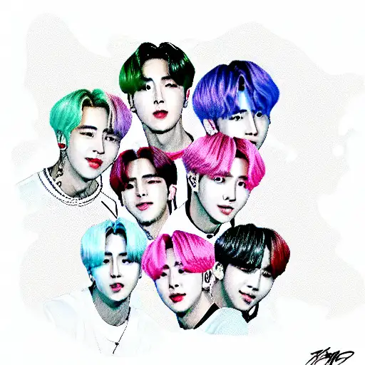 BTS  tattoo design idea