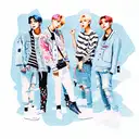 BTS  tattoo design idea