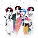 BTS  tattoo design idea