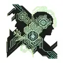 Virgo and Aquarius tattoo design idea