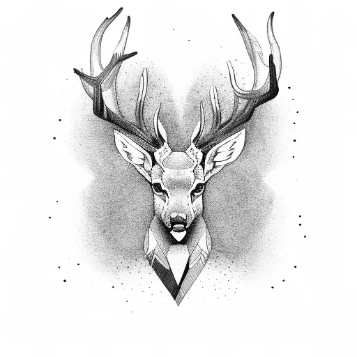 80 Gorgeous Looking Watercolor Tattoo Ideas | Deer tattoo designs,  Geometric tattoo, Deer tattoo