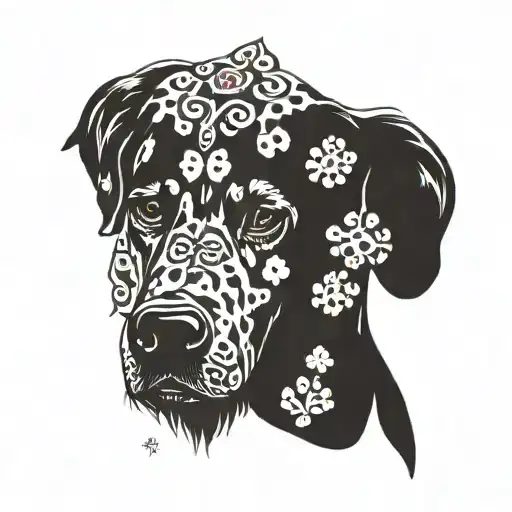 Ida in glagolitic,  dalmatian tattoo design idea