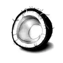 coconut  tattoo design idea