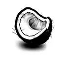 coconut  tattoo design idea