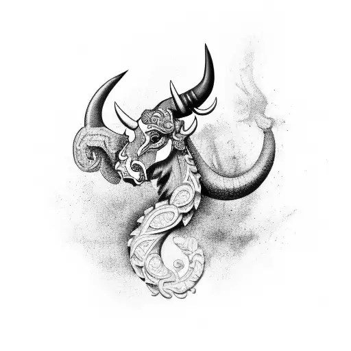 Spanish bull dancer  tattoo design idea