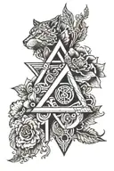 Epsilon Kappa tattoo design idea