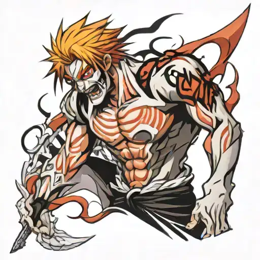 bleach kurosaki ichigo tattoo design idea