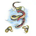 Snake Dagger tattoo design idea