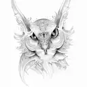 Name Merlin tattoo design idea