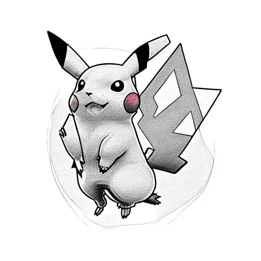 pikachu tattoo design idea