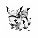 pikachu tattoo design idea