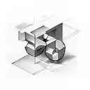 letter cubes with letters NSX  tattoo design idea