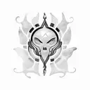 Sol note tattoo design idea