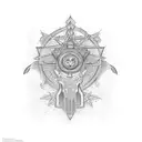 Sol note tattoo design idea