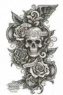 romans 7 Bible verse tattoo design idea