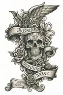 romans 7 Bible verse tattoo design idea