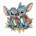 Experiment 626 and 624 lilo & stitch tattoo design idea